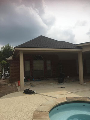 porch cover finished