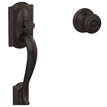 black brass door knob polish