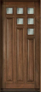 door stripping and staining - 6 ft one side