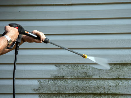pressure washing houses