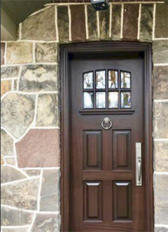 Trim around the doors is extra